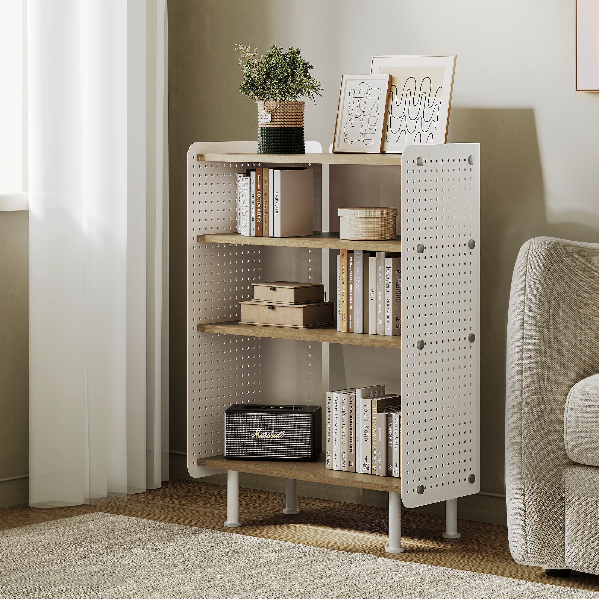 Rodin Pegboard Bücherregal D406