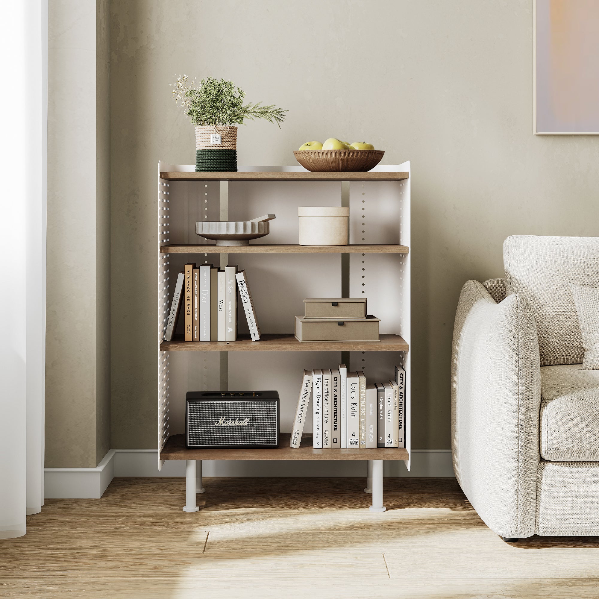 Rodin Pegboard Bücherregal D406