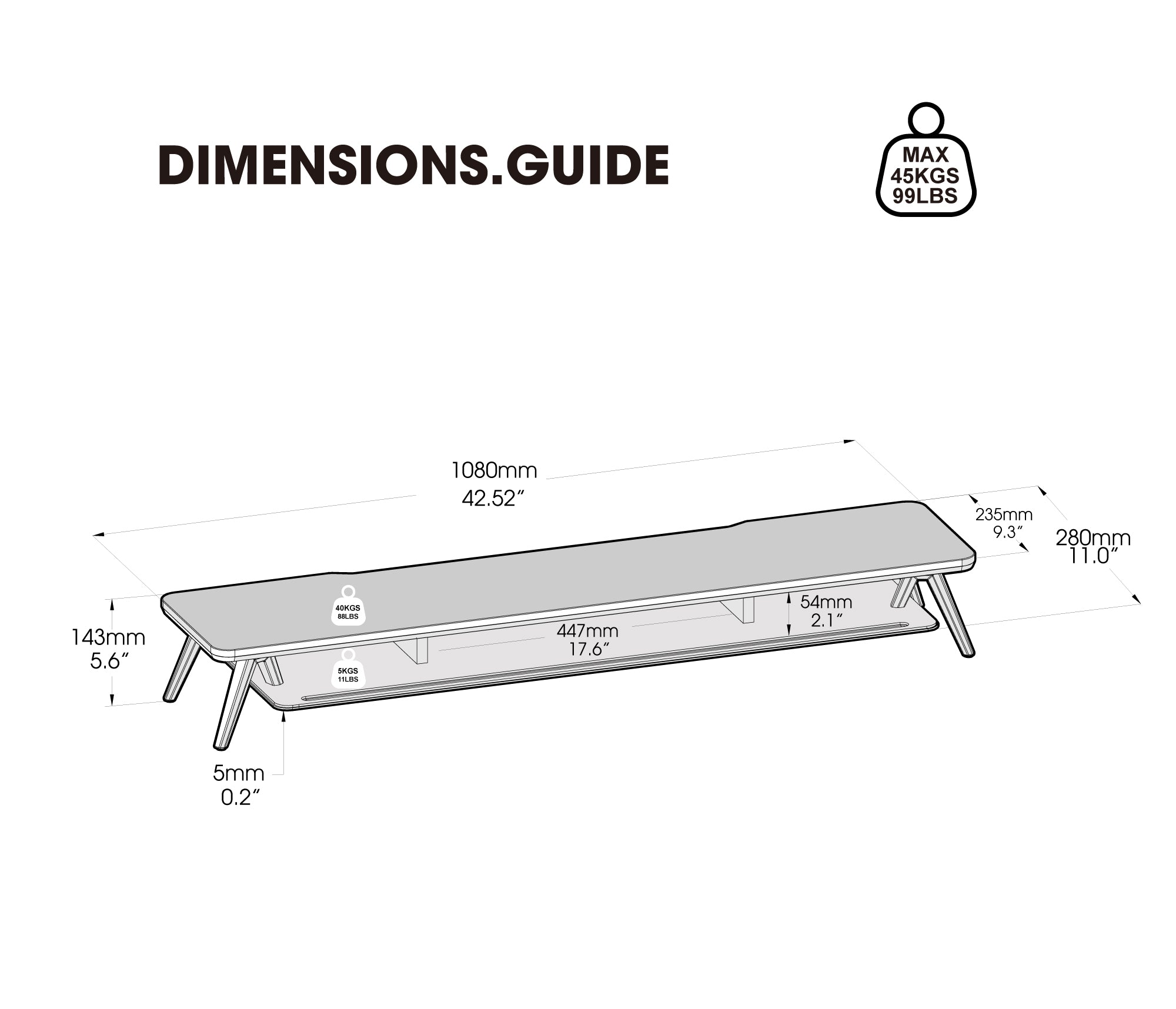 Rodin A510 Monitorständer