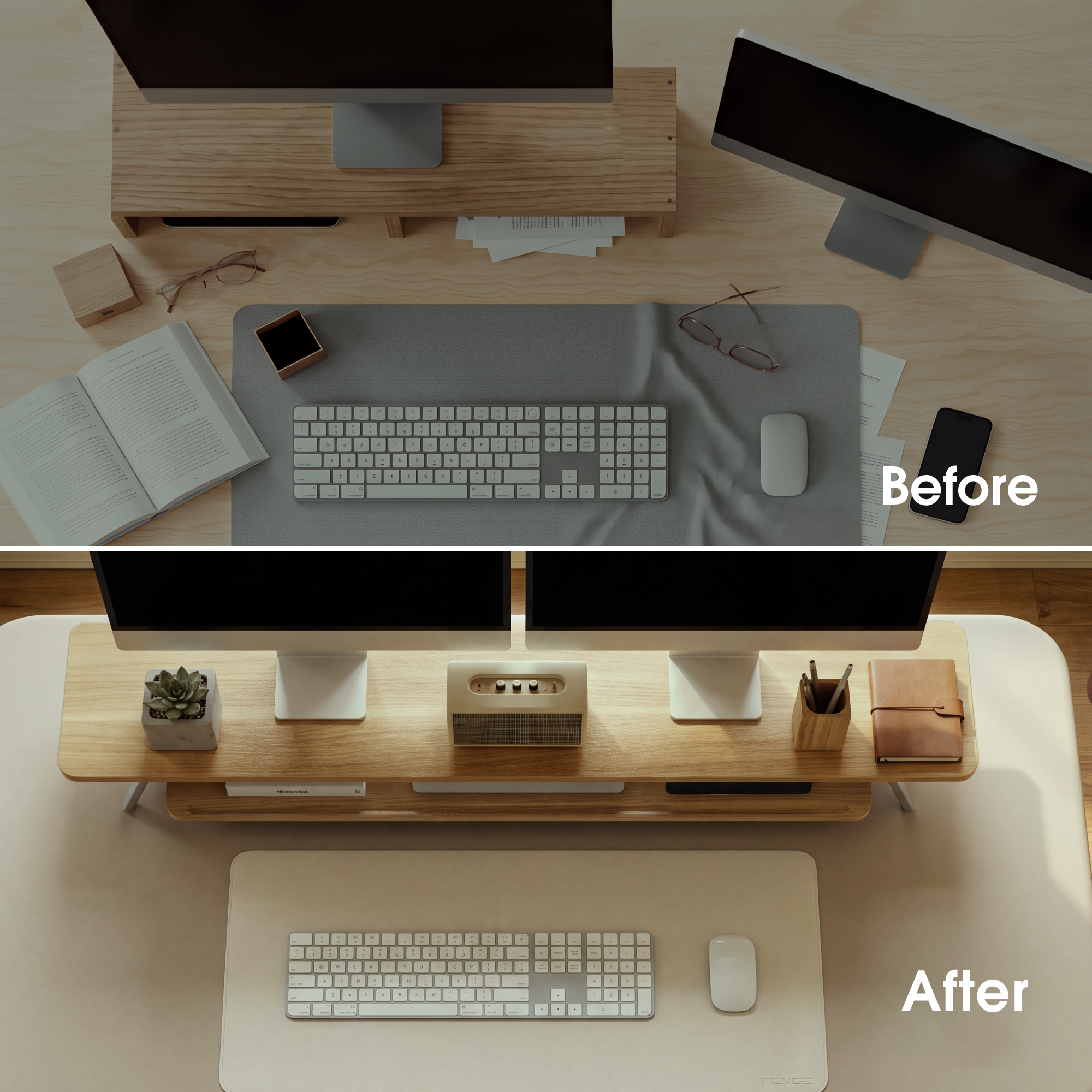 Rodin A222 Monitorständer – Extra Wide