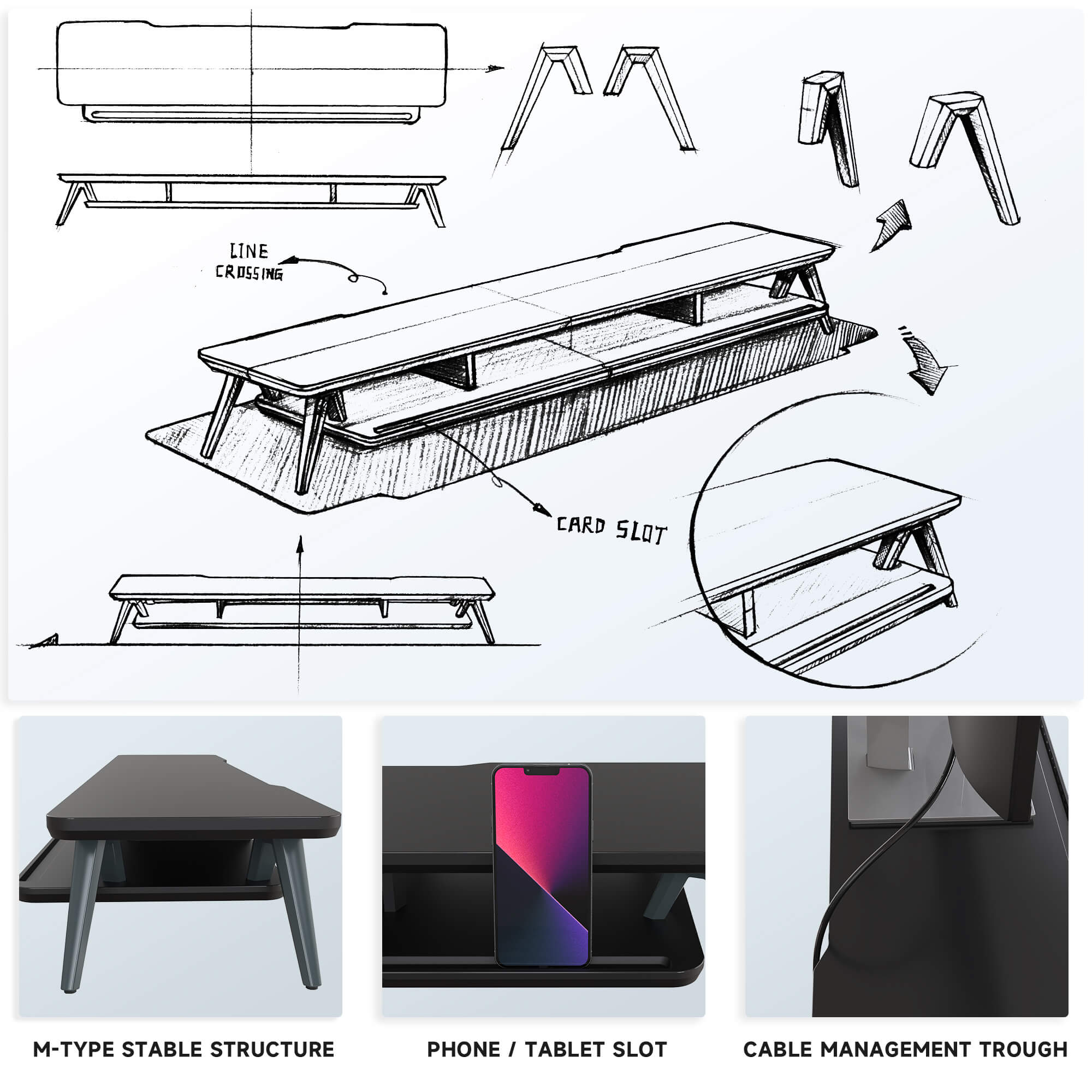 Rodin A212 Monitorständer