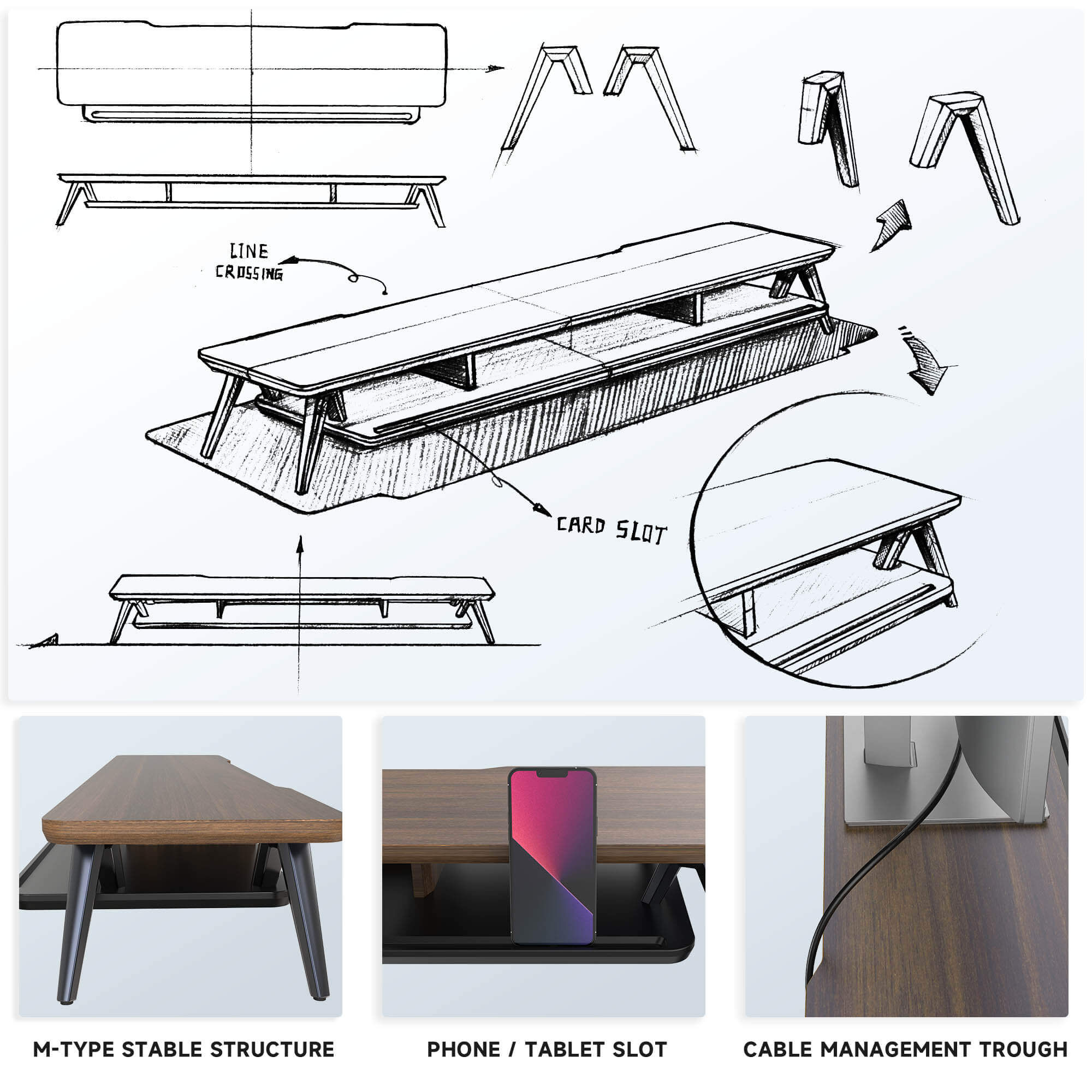Rodin A212 Monitorständer