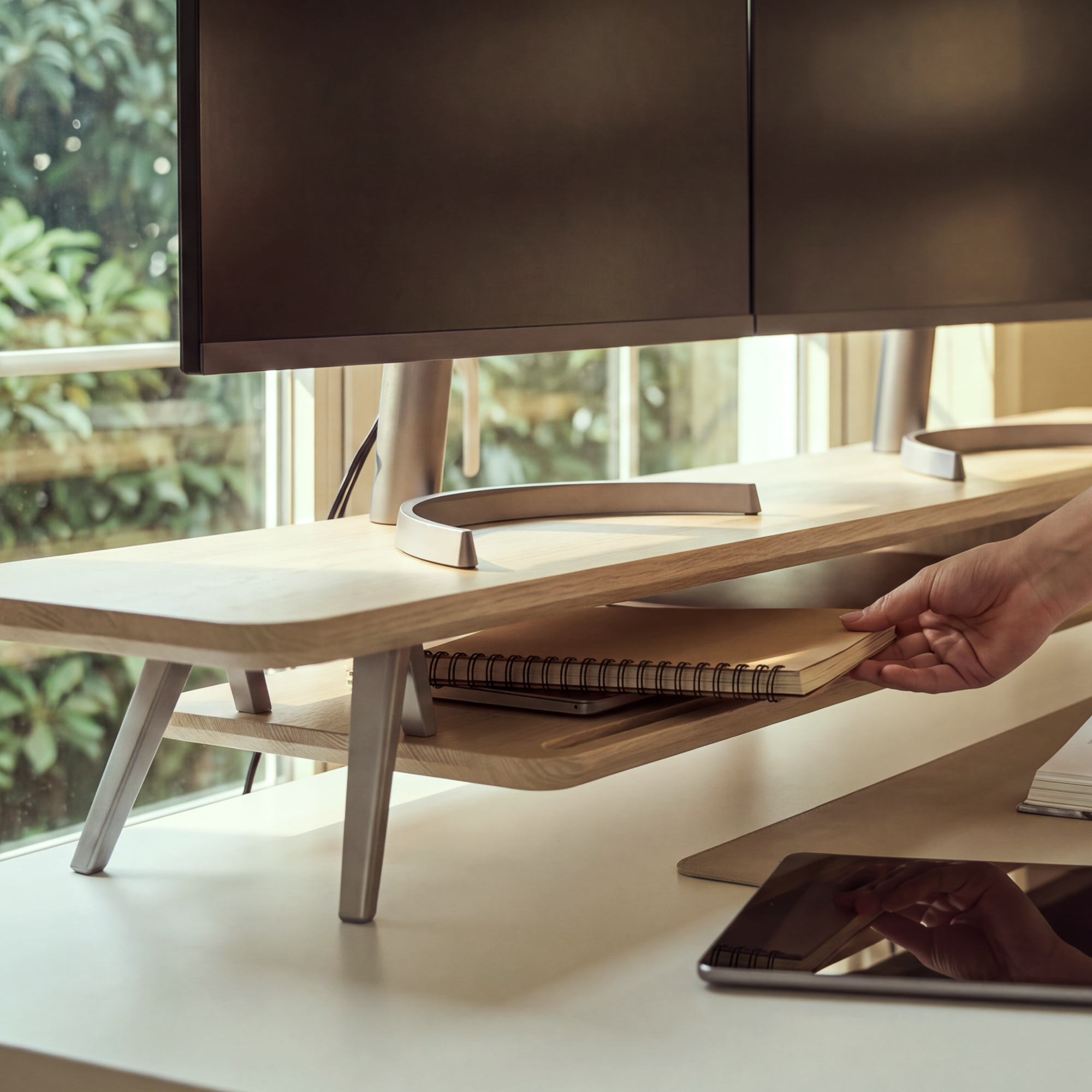 Rodin A222 Monitorständer – Extra Wide