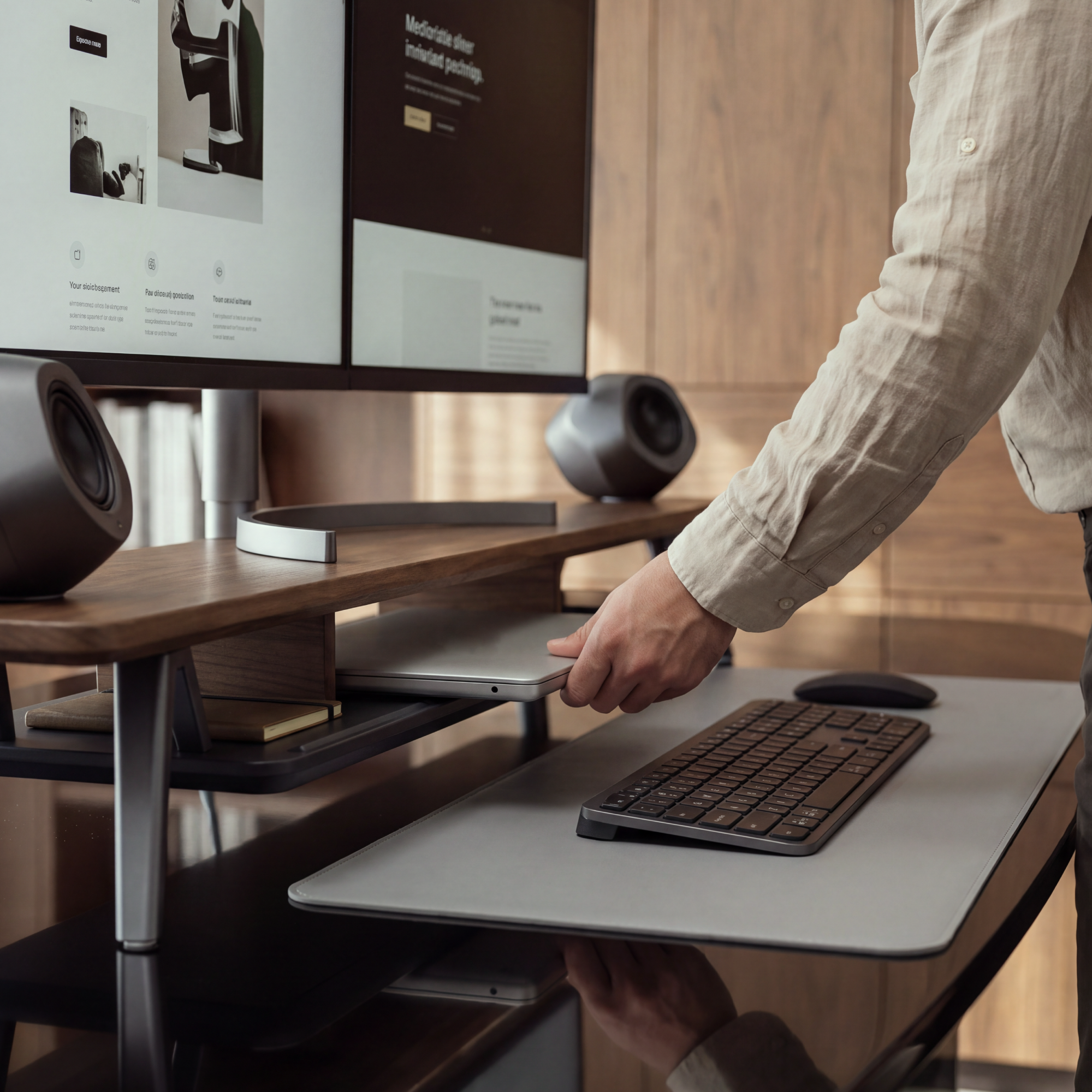 Rodin A222 Monitorständer – Extra Wide