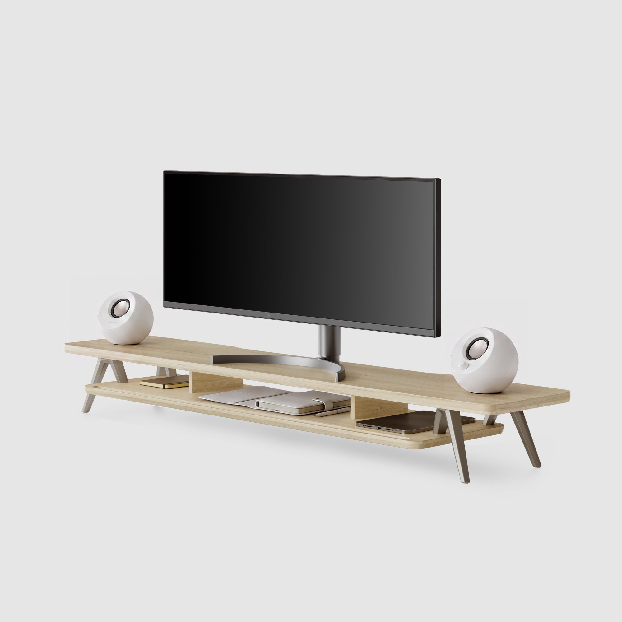 Rodin A222 Monitorständer – Extra Wide