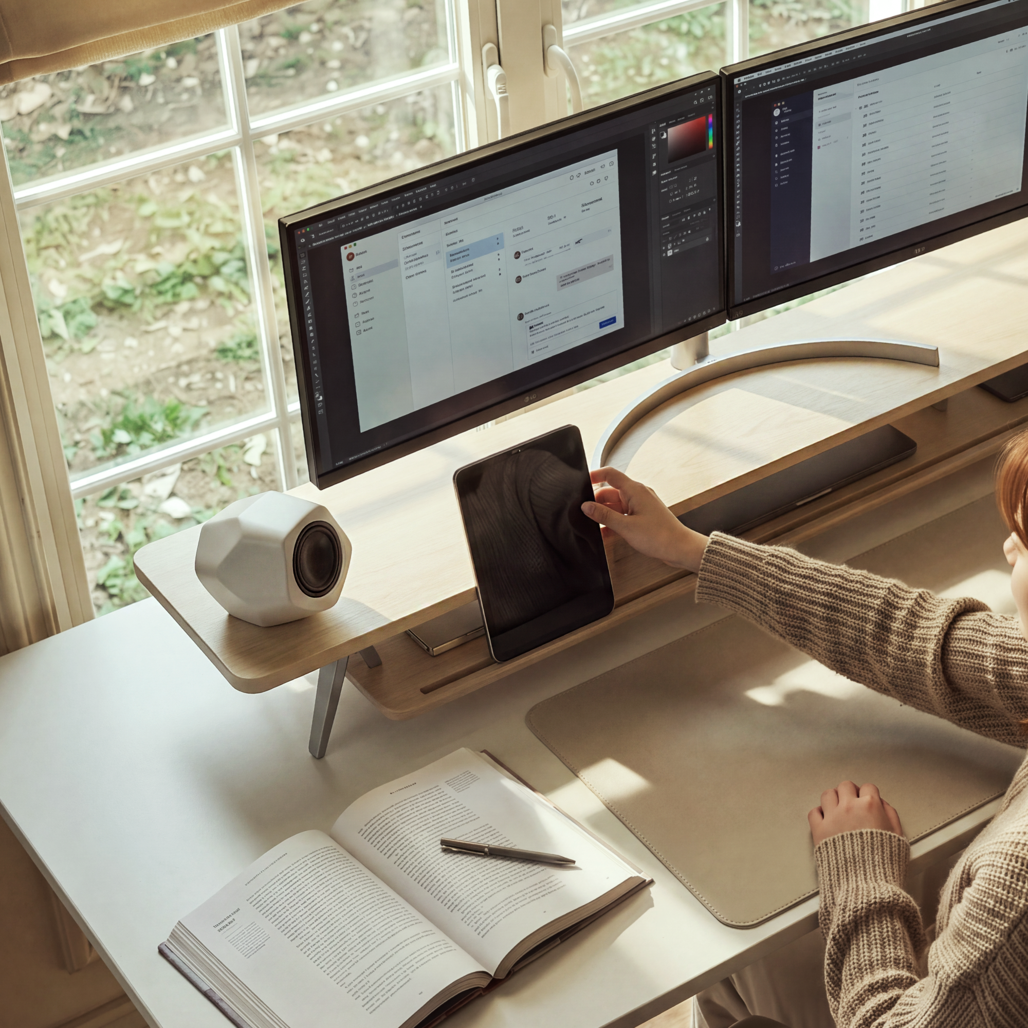 Rodin A222 Monitorständer – Extra Wide