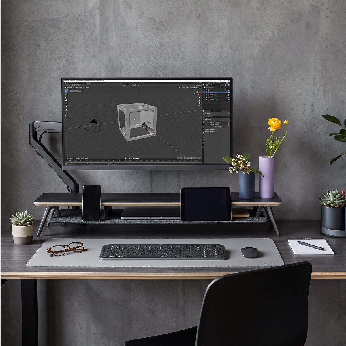 Rodin A510 Monitorständer – Schwarz