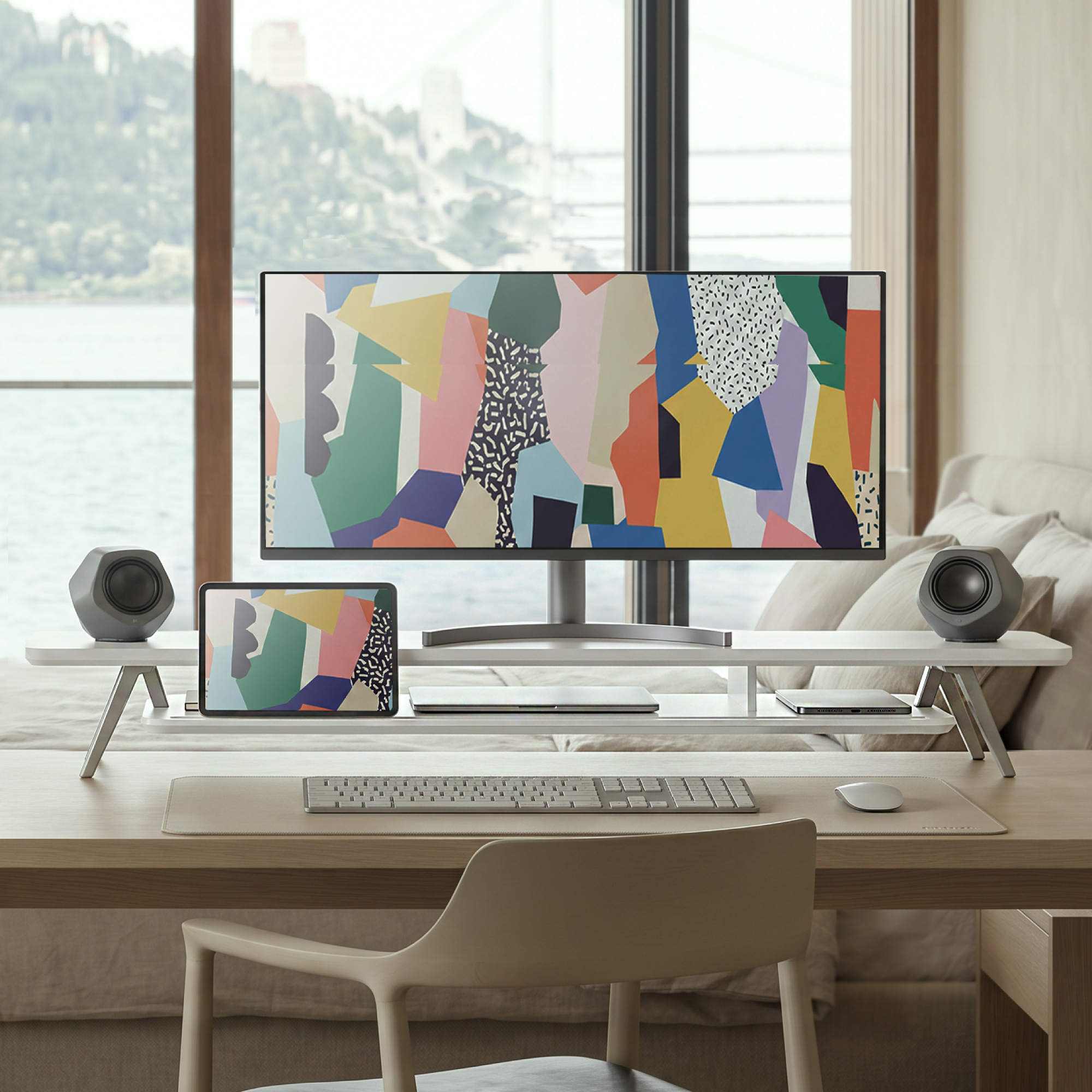 Rodin A222 Monitorständer – Extra Wide
