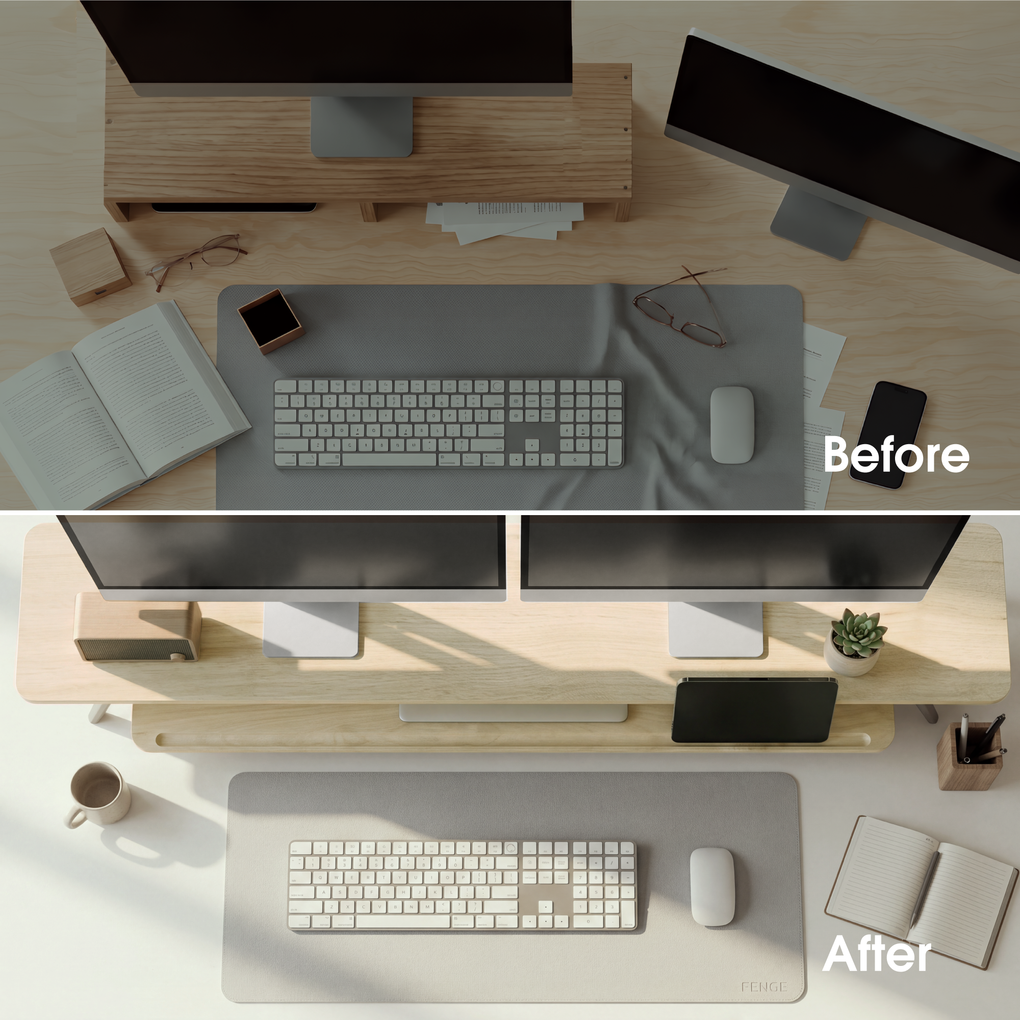 Rodin A222 Monitorständer – Extra Wide