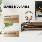 Frida Monitorständer Groß F210 - 42.5" Nussbaum