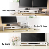 Frida Monitorständer Groß F210 - 42.5" Weiß